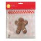 Gingerbread Boy Resealable Bags 20pc