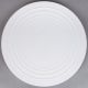 16 inch Round White Separator Plate Smooth