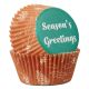 Season's Greetings Standard Baking Cups 75 pieces