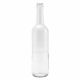 750 ML Clear Glass Bordeaux Cork Top Bottle 12 pieces