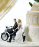 Motorcycle Wedding Cake Top