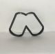Dual Dog Tag Fondant Cookie Cutter