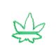 Marijuana Leaf Fondant Cookie Cutter