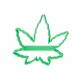 Marijuana Leaf Fondant Cookie Cutter