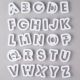 Alphabet Cookie Cutter Set 1.5 inch - 26 pieces