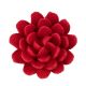 Royal Icing Chrysanthemum Red 4 pieces