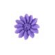 Royal Icing 1.25 inch Lavender Daisy 8 pieces