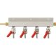 4 Way Gas Manifold 1/4 inch