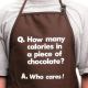 How Many Calories FUNNY APRON