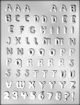 Numbers Letters Chocolate Mold
