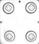 Snowflake Cookie Chocolate Mold