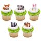 Animal 1.5 inch Sugar Decoration 5 pieces