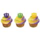 Mardi Gras Crown Ring 6 pieces