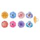 Garden Flowers Cake Cupcake Rings 6 pc