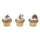 Unicorn Rainbow Ring 6 pieces