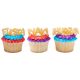 Gold Fiesta Balloon Mini Cake Decoration 6 pieces