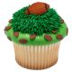 Football 1 inch Sugar Decoration 6 pieces