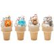 Jungle Animal 1.5 inch Sugar Decoration 4 pieces