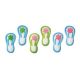 Flip Flop 1.70 inch Sugar Decoration 6 pieces