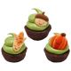 Fall Animal 1 inch Sugar Decoration 3 pieces