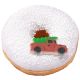 Christmas Truck Sugar Decorations 3 pc