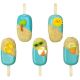 Summer Beach 1.35 inch Sugar Decoration 5 pieces