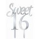 Sweet 16 Mirrored Cake Top Pick