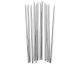 Tall Silver Cake Candle 10 pieces