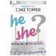 Gender Reveal Cake Pick Topper