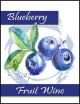 Blueberry Fruit Wine Labels 30 pieces