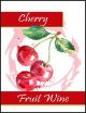 Cherry Fruit Wine Labels 30 pieces