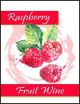 Raspberry Fruit Wine Labels 30 pieces