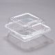 5-1/8 Hinged Clear Container 25 pieces