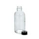 1 oz Clear Glass Bottle and Cap