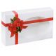 1/2 LB Ribbon Holly Cookie Window Box 5 pieces