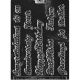 Salutations Greeting Word Chocolate Mold