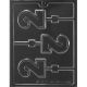 Number Two Chocolate Lollipop Mold