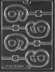 Number Nine Chocolate Lollipop Mold