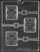 Number Thirty Chocolate Lollipop Mold
