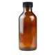 4 oz Brown Glass Bottle and Lid
