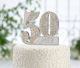50th Anniversary Pick Wedding Cake Top