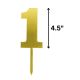 Gold Acrylic Pick Number 1