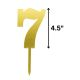 Gold Acrylic Pick Number 7