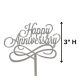 Happy Anniversary Silver Pick