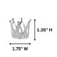Silver Crown 1.75 inch