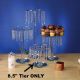 Tall Crystal Cake Stand 10 x 8.5