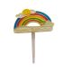 Happy Birthday Rainbow Cake Pick 3 pc