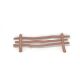 Brown Fence Cake Decoration 6 pieces