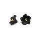 Gumpaste 1 inch Black Fruit Blossom 10 pieces