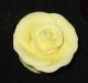 Gumpaste 1.5 inch Yellow Rose 4 pieces